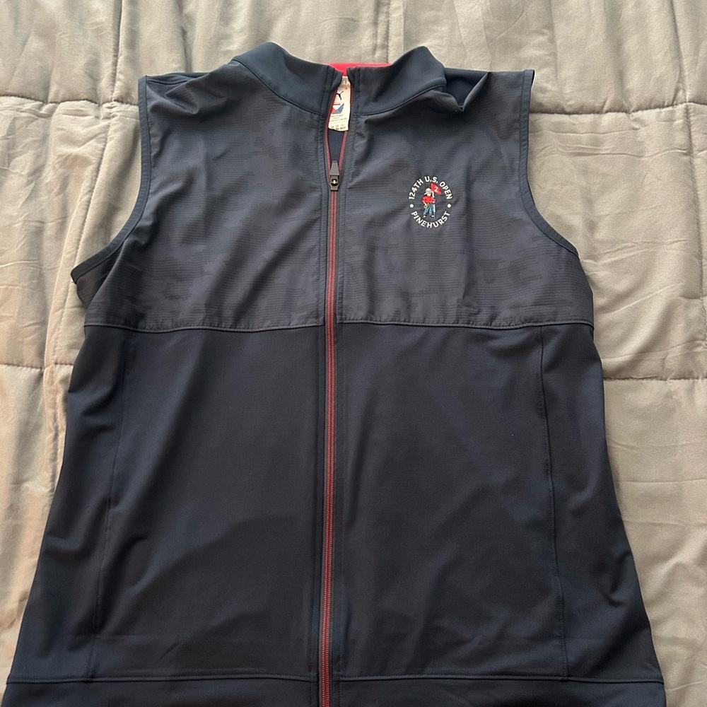 Men's Navy Blue puma vest
